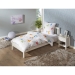 Jednolůžková postel TORINO 90x200 bílý lak