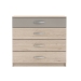 Komoda 4 zásuvky GRAPHIC dub/béžová
