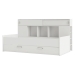 Multifunkční postel 90x200 SHERWOOD bílá