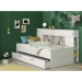 Multifunkční postel 90x200 SHERWOOD bílá