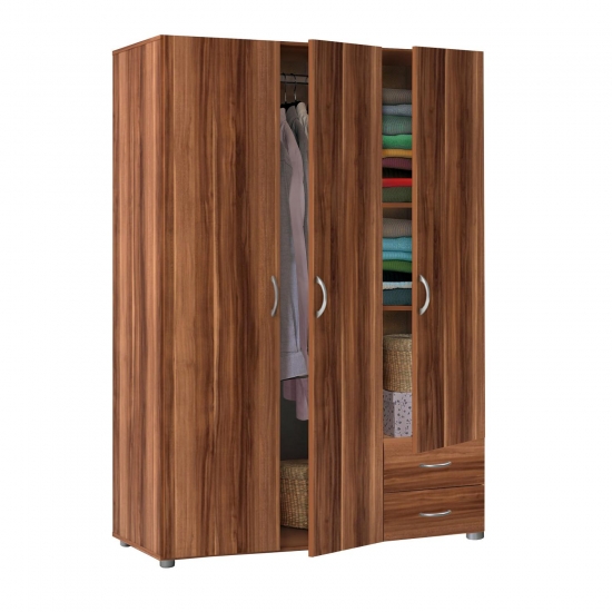 Skříň 3dveřová BEST ořech