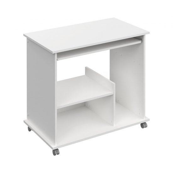 PC stůl DELTA bílý