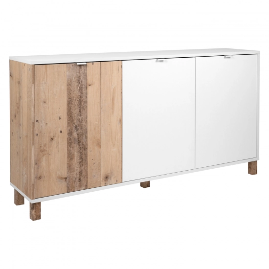 Komoda MENORCA 01B světlý antik/bílá