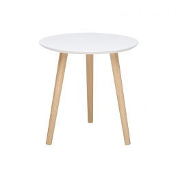 Odkládací stolek IMOLA 3 bílý/borovice