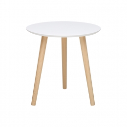Odkládací stolek IMOLA 2 bílý/borovice