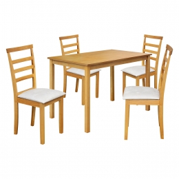Stůl + 4 židle LIVORNO lak javor